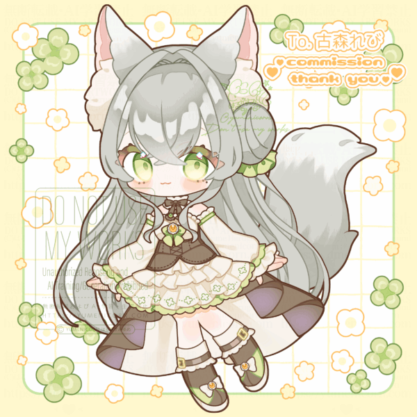 【ちびキャライラスト制作】古森れび様(Vtuber)