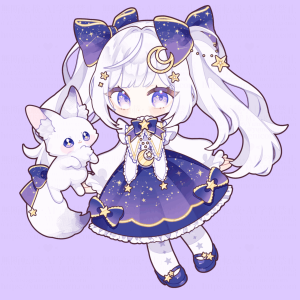 【ちびキャライラスト制作】Meria様(Vsinger)