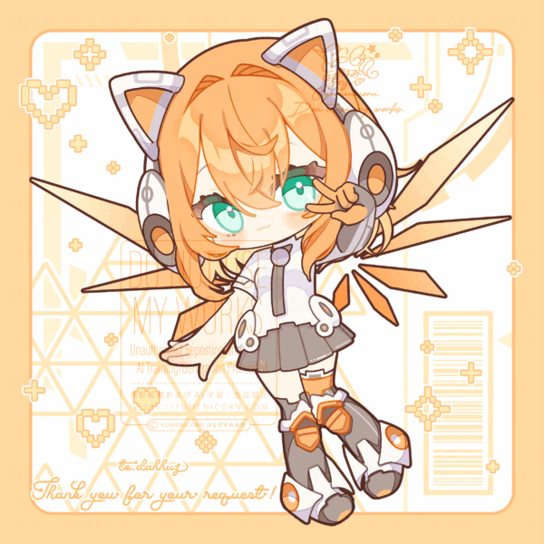 【ちびキャライラスト制作】dahhuz様(Vtuber)