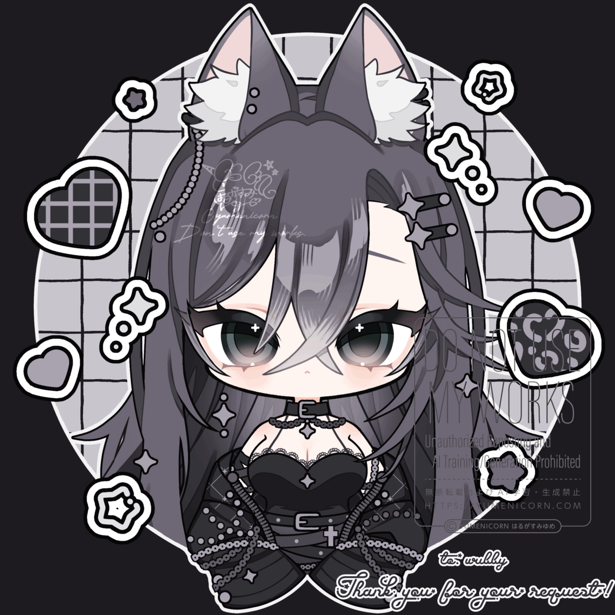 【ちびキャライラスト制作】wubby様