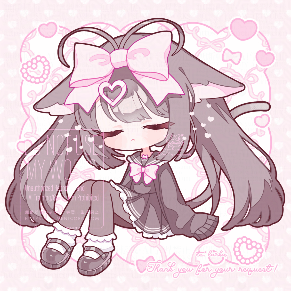 【ちびキャライラスト制作】larkie様