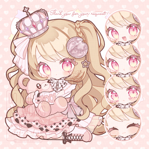 【ちびキャライラスト制作】心星ひなまる様