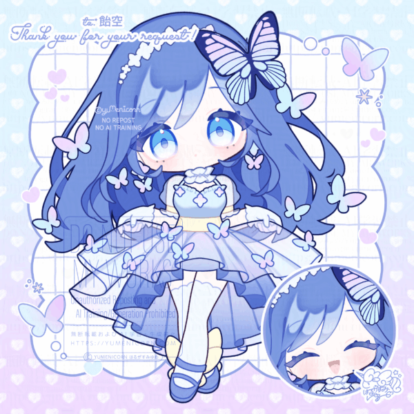 【ちびキャライラスト制作】	飴空様